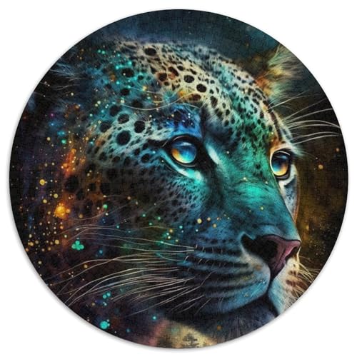 Leoparden-Puzzle für Erwachsene, 1000 Teile, runde Puzzles mit 1000 Teilen für Erwachsene, Spaß für die ganze Familie, Basteln, perfekt für Geburtstage, Feiertage, 67,5 x 67,5 cm Leoparden-Puzzle für Erwachsene, 1000 Teile, runde Puzzles mit 1000 Teilen für Erwachsene, Spaß für die ganze Familie, Basteln, perfekt für Geburtstage, Feiertage, 67,5 x 67,5 cm von LiJianXXR