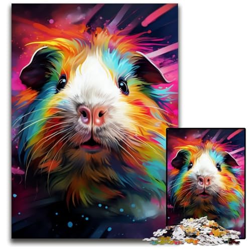 Meerschweinchen-Puzzle für Erwachsene, 1000 Teile, Puzzle für Erwachsene, perfekt für Halloween, Weihnachten, Geburtstagsgeschenk, 50x75cm/19,68x29,52 Zoll Meerschweinchen-Puzzle für Erwachsene, 1000 Teile, Puzzle für Erwachsene, perfekt für Halloween, Weihnachten, Geburtstagsgeschenk, 50x75cm/19,68x29,52 Zoll von LiJianXXR