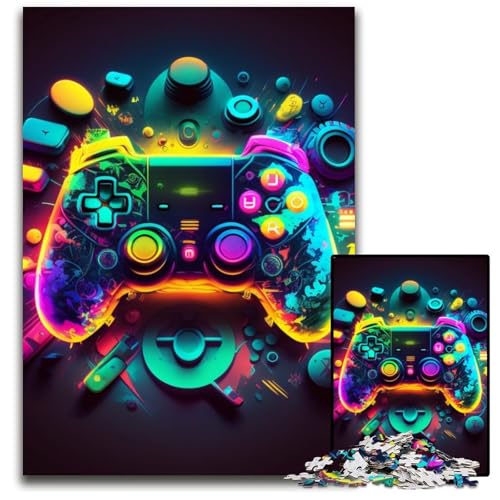Neon Games 1000-Teile-Puzzle, Geschenke, Puzzles für Erwachsene, Denkspiel für Teenager und Familieninteraktion, 26x38cm/10,23x14,96 Zoll Neon Games 1000-Teile-Puzzle, Geschenke, Puzzles für Erwachsene, Denkspiel für Teenager und Familieninteraktion, 26x38cm/10,23x14,96 Zoll von LiJianXXR
