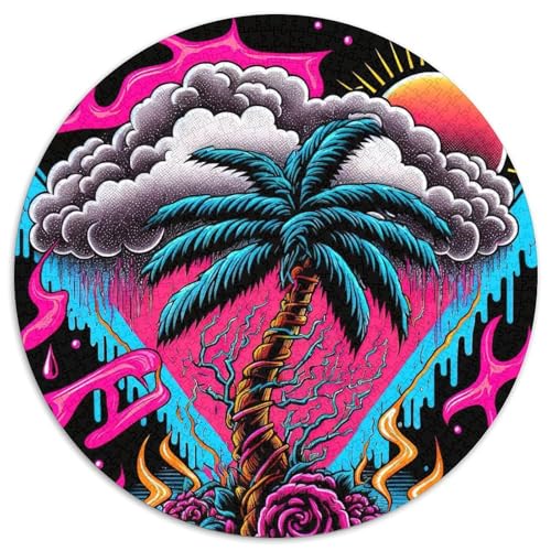 Neon-Landschafts-Puzzle für Erwachsene, 1000-teiliges Puzzle für Erwachsene zum Entspannen und Herausfordern, farbenfrohe Heimdekorationskunst, Freunde, 67,5 x 67,5 cm Neon-Landschafts-Puzzle für Erwachsene, 1000-teiliges Puzzle für Erwachsene zum Entspannen und Herausfordern, farbenfrohe Heimdekorationskunst, Freunde, 67,5 x 67,5 cm von LiJianXXR