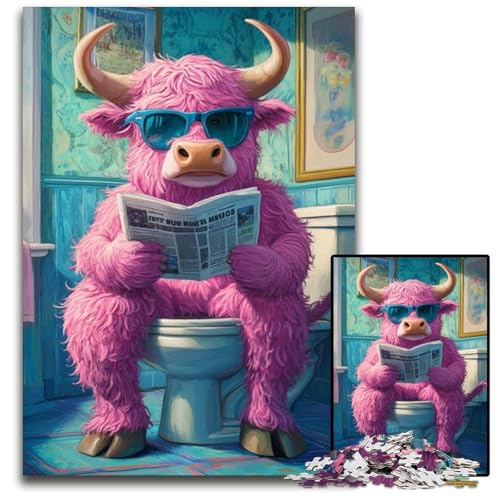 Pink Yak Go Toiletten-Puzzle 1000 Teile für Erwachsene. Unmögliches Puzzle für Erwachsene. Familienaktivität, Denksportaufgabe, Heimdekoration, 50x75cm/19,68x29,52 Zoll Pink Yak Go Toiletten-Puzzle 1000 Teile für Erwachsene. Unmögliches Puzzle für Erwachsene. Familienaktivität, Denksportaufgabe, Heimdekoration, 50x75cm/19,68x29,52 Zoll von LiJianXXR