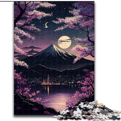 Puzzle 1000 Teile, Berg Fuji, aus Holz, perfektes Weihnachts- und Neujahrsgeschenk, Feiertagsgeschenk, 50x75cm, für Geburtstag, Feiertage, Weihnachten, Halloween Puzzle 1000 Teile, Berg Fuji, aus Holz, perfektes Weihnachts- und Neujahrsgeschenk, Feiertagsgeschenk, 50x75cm, für Geburtstag, Feiertage, Weihnachten, Halloween von LiJianXXR