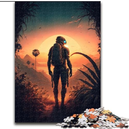 Puzzle 1000 Teile, Cosmic Adventurer, Puzzle aus Karton, ideal für Büro, Schlafzimmer, Wohnzimmerdekoration, 1000 Teile(26x38cm) von LiJianXXR