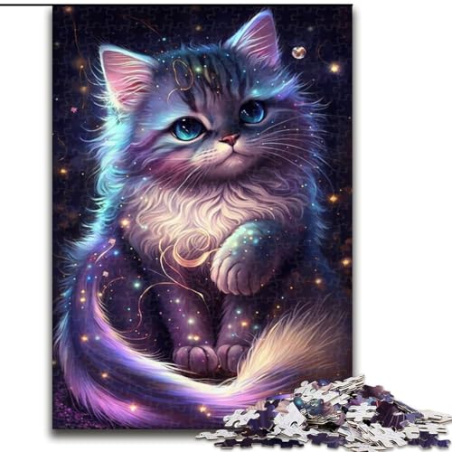 Puzzle 1000 Teile, Katze aus Holz, perfektes Weihnachts- und Neujahrsgeschenk, Feiertagsgeschenk 50x75cm für Geburtstag, Feiertag, Weihnachten, Halloween Puzzle 1000 Teile, Katze aus Holz, perfektes Weihnachts- und Neujahrsgeschenk, Feiertagsgeschenk 50x75cm für Geburtstag, Feiertag, Weihnachten, Halloween von LiJianXXR