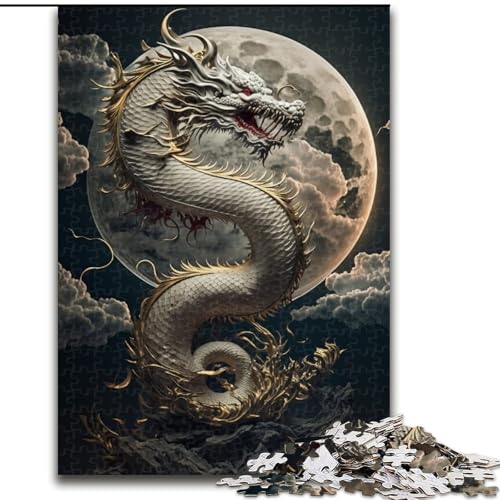 Puzzle 1000 Teile, tapferer Drache, aus Holz, EIN tolles Geschenk für Familienspaß, 50x75cm, Kunstwerk-Dekor, Intelligenzspielzeug für Indoor-Spiele mit der Familie Puzzle 1000 Teile, tapferer Drache, aus Holz, EIN tolles Geschenk für Familienspaß, 50x75cm, Kunstwerk-Dekor, Intelligenzspielzeug für Indoor-Spiele mit der Familie von LiJianXXR