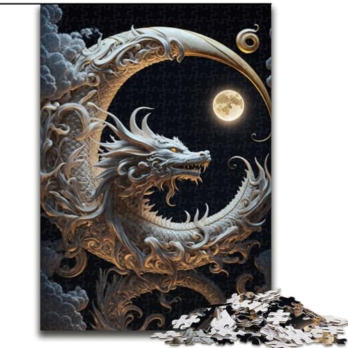 Puzzle 1000 Teile, tapferer Drache aus Holz, perfektes Weihnachts- und Neujahrsgeschenk, Feiertagsgeschenk 50x75cm für Geburtstag, Feiertage, Weihnachten, Halloween Puzzle 1000 Teile, tapferer Drache aus Holz, perfektes Weihnachts- und Neujahrsgeschenk, Feiertagsgeschenk 50x75cm für Geburtstag, Feiertage, Weihnachten, Halloween von LiJianXXR