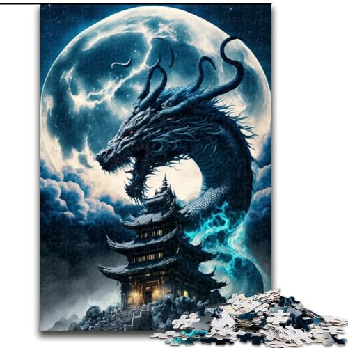 Puzzle 1000 Teile, tapferer Drache aus Holz, perfektes Weihnachts- und Neujahrsgeschenk, Feiertagsgeschenk 50x75cm für Geburtstag, Feiertage, Weihnachten, Halloween Puzzle 1000 Teile, tapferer Drache aus Holz, perfektes Weihnachts- und Neujahrsgeschenk, Feiertagsgeschenk 50x75cm für Geburtstag, Feiertage, Weihnachten, Halloween von LiJianXXR