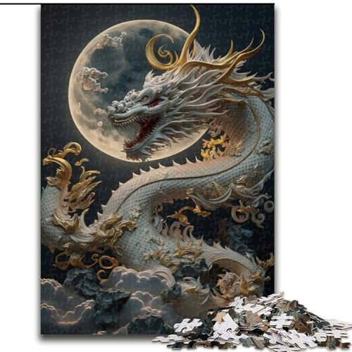 Puzzle 1000 Teile, tapferer Drache aus Holz, perfektes Weihnachts- und Neujahrsgeschenk, Feiertagsgeschenk 50x75cm für Geburtstag, Feiertage, Weihnachten, Halloween Puzzle 1000 Teile, tapferer Drache aus Holz, perfektes Weihnachts- und Neujahrsgeschenk, Feiertagsgeschenk 50x75cm für Geburtstag, Feiertage, Weihnachten, Halloween von LiJianXXR