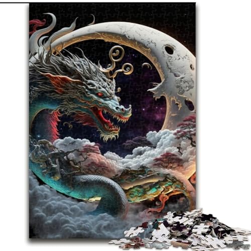 Puzzle 1000 Teile, tapferer Drache aus Holz, perfektes Weihnachts- und Neujahrsgeschenk, Feiertagsgeschenk 50x75cm für Geburtstag, Feiertage, Weihnachten, Halloween Puzzle 1000 Teile, tapferer Drache aus Holz, perfektes Weihnachts- und Neujahrsgeschenk, Feiertagsgeschenk 50x75cm für Geburtstag, Feiertage, Weihnachten, Halloween von LiJianXXR