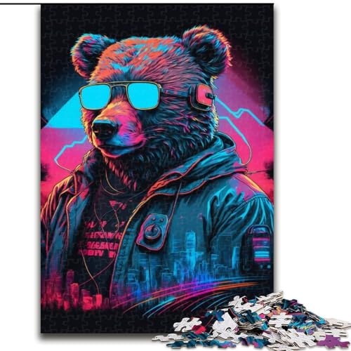 Puzzle 1000 Teile Bearwave aus Holz, EIN tolles Geschenk für Familienspaß, 50x75cm, Kunstwerk-Dekor, Intelligenzspielzeug für Indoor-Spiele mit der Familie Puzzle 1000 Teile Bearwave aus Holz, EIN tolles Geschenk für Familienspaß, 50x75cm, Kunstwerk-Dekor, Intelligenzspielzeug für Indoor-Spiele mit der Familie von LiJianXXR