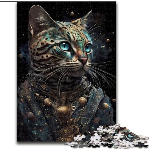 Puzzle 1000 Teile Bengalkatze aus Holz, Hochschwieriges Denkspiel für Teenager 50x75cm zum Geburtstag, Feiertag, Weihnachten Puzzle 1000 Teile Bengalkatze aus Holz, Hochschwieriges Denkspiel für Teenager 50x75cm zum Geburtstag, Feiertag, Weihnachten von LiJianXXR