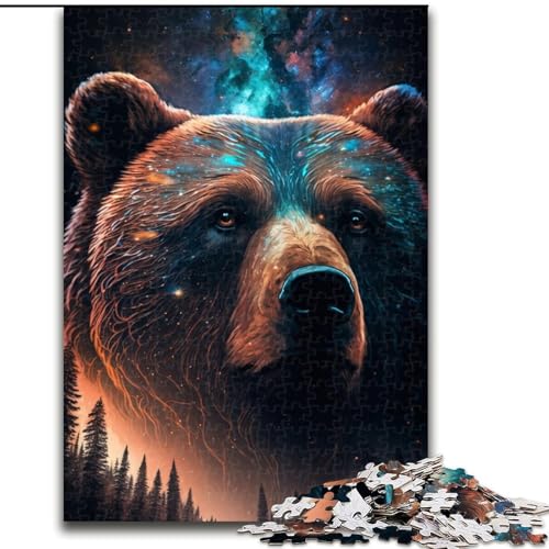 Puzzle 1000 Teile Braunbär aus Holz, Hochschwieriges Denkspiel für Teenager 50x75cm zum Geburtstag, Feiertag, Weihnachten Puzzle 1000 Teile Braunbär aus Holz, Hochschwieriges Denkspiel für Teenager 50x75cm zum Geburtstag, Feiertag, Weihnachten von LiJianXXR