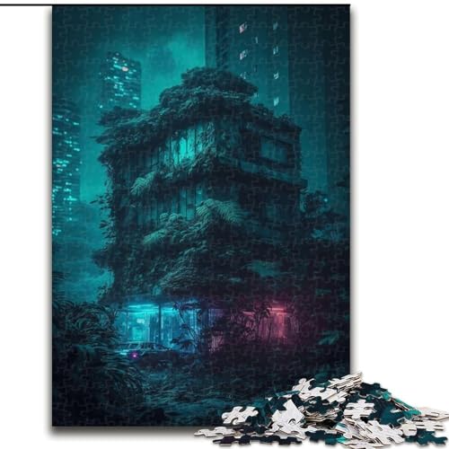 Puzzle 1000 Teile Dschungelstadt aus Holz, Hochschwieriges Denkspiel für Teenager 50x75cm zum Geburtstag, Feiertag, Weihnachten Puzzle 1000 Teile Dschungelstadt aus Holz, Hochschwieriges Denkspiel für Teenager 50x75cm zum Geburtstag, Feiertag, Weihnachten von LiJianXXR