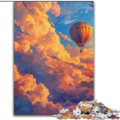 Puzzle 1000 Teile Fantasie-Heißluftballon aus Holz, perfektes Weihnachts- und Neujahrsgeschenk, Feiertagsgeschenk 50x75cm für Geburtstag, Feiertag, Weihnachten, Halloween Puzzle 1000 Teile Fantasie-Heißluftballon aus Holz, perfektes Weihnachts- und Neujahrsgeschenk, Feiertagsgeschenk 50x75cm für Geburtstag, Feiertag, Weihnachten, Halloween von LiJianXXR