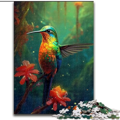 Puzzle 1000 Teile Fantasie-Kolibri aus Holz, perfektes Weihnachts- und Neujahrsgeschenk, Feiertagsgeschenk 50x75cm für Geburtstag, Feiertag, Weihnachten, Halloween Puzzle 1000 Teile Fantasie-Kolibri aus Holz, perfektes Weihnachts- und Neujahrsgeschenk, Feiertagsgeschenk 50x75cm für Geburtstag, Feiertag, Weihnachten, Halloween von LiJianXXR
