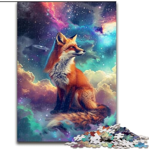 Puzzle 1000 Teile Fuchs in den Wolken aus Holz, hochschwieriges Denkspiel für Teenager 50x75cm als Geburtstags-, Urlaubs-, Weihnachts- und Halloweengeschenk Puzzle 1000 Teile Fuchs in den Wolken aus Holz, hochschwieriges Denkspiel für Teenager 50x75cm als Geburtstags-, Urlaubs-, Weihnachts- und Halloweengeschenk von LiJianXXR