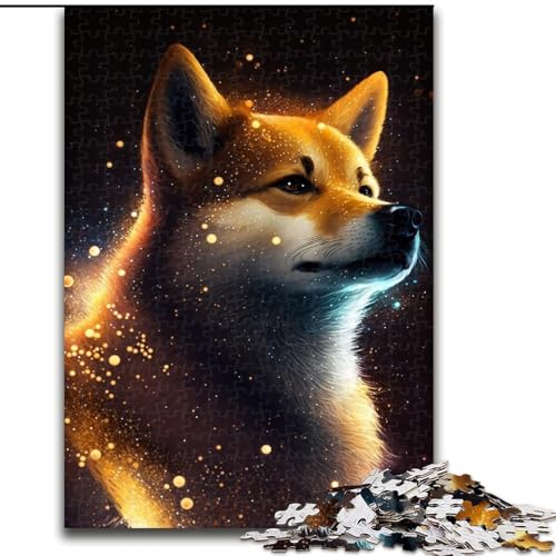 Puzzle 1000 Teile Goldener Shiba Inu aus Holz, hochschwieriges Denkspiel für Teenager, 50x75cm, als Geburtstags-, Urlaubs-, Weihnachts Puzzle 1000 Teile Goldener Shiba Inu aus Holz, hochschwieriges Denkspiel für Teenager, 50x75cm, als Geburtstags-, Urlaubs-, Weihnachts von LiJianXXR