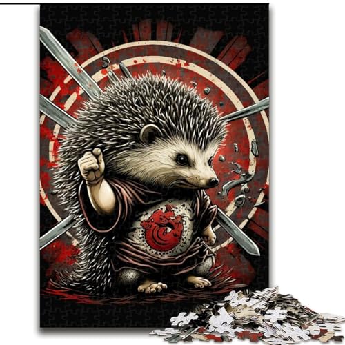 Puzzle 1000 Teile Igeltier aus Holz, EIN tolles Geschenk für Familienspaß, 50x75cm, Kunstwerk-Dekor, Intelligenzspielzeug für Familien-Indoor-Spiele Puzzle 1000 Teile Igeltier aus Holz, EIN tolles Geschenk für Familienspaß, 50x75cm, Kunstwerk-Dekor, Intelligenzspielzeug für Familien-Indoor-Spiele von LiJianXXR