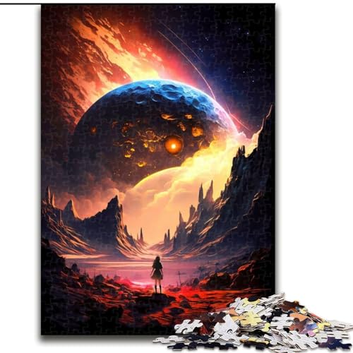 Puzzle 1000 Teile Interstellares Abenteuer aus Holz, EIN tolles Geschenk für Familienspaß, 50x75cm, Kunstwerk-Dekor, Intelligenzspielzeug für Indoor-Spiele mit der Familie Puzzle 1000 Teile Interstellares Abenteuer aus Holz, EIN tolles Geschenk für Familienspaß, 50x75cm, Kunstwerk-Dekor, Intelligenzspielzeug für Indoor-Spiele mit der Familie von LiJianXXR
