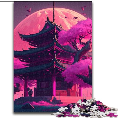 Puzzle 1000 Teile Japanischer Tempel aus Holz, EIN tolles Geschenk für Familienspaß, 50x75cm, Kunstwerk-Dekor, Intelligenzspielzeug für Indoor-Spiele mit der Familie Puzzle 1000 Teile Japanischer Tempel aus Holz, EIN tolles Geschenk für Familienspaß, 50x75cm, Kunstwerk-Dekor, Intelligenzspielzeug für Indoor-Spiele mit der Familie von LiJianXXR