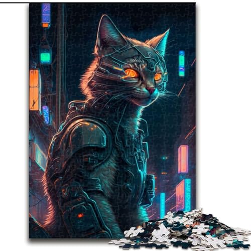 Puzzle 1000 Teile Katze Mensch aus Holz, Hochschwieriges Denkspiel für Teenager 50x75cm zum Geburtstags-, Urlaubs-, Weihnachts- und Halloweengeschenk Puzzle 1000 Teile Katze Mensch aus Holz, Hochschwieriges Denkspiel für Teenager 50x75cm zum Geburtstags-, Urlaubs-, Weihnachts- und Halloweengeschenk von LiJianXXR