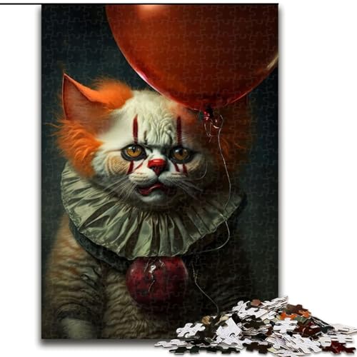 Puzzle 1000 Teile Katze aus Holz, Hochschwieriges Denkspiel für Teenager 50x75cm zum Geburtstag, Feiertag, Weihnachten Puzzle 1000 Teile Katze aus Holz, Hochschwieriges Denkspiel für Teenager 50x75cm zum Geburtstag, Feiertag, Weihnachten von LiJianXXR