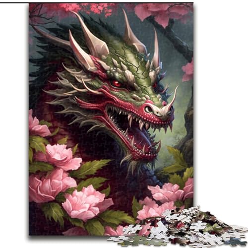 Puzzle 1000 Teile Kirschblütenbaum-Drache aus Holz, hochschwieriges Denkspiel für Teenager 50x75cm als Geburtstags-, Urlaubs-, Weihnachts- und Halloweengeschenk Puzzle 1000 Teile Kirschblütenbaum-Drache aus Holz, hochschwieriges Denkspiel für Teenager 50x75cm als Geburtstags-, Urlaubs-, Weihnachts- und Halloweengeschenk von LiJianXXR