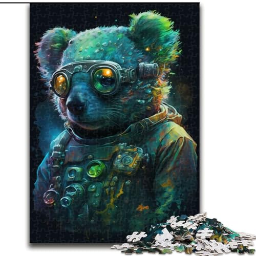 Puzzle 1000 Teile Koala aus Holz, EIN tolles Geschenk für Familienspaß, 50x75cm, Kunstwerk-Dekor, Intelligenzspielzeug für Indoor-Spiele mit der Familie Puzzle 1000 Teile Koala aus Holz, EIN tolles Geschenk für Familienspaß, 50x75cm, Kunstwerk-Dekor, Intelligenzspielzeug für Indoor-Spiele mit der Familie von LiJianXXR
