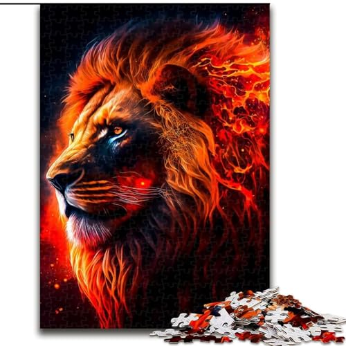 Puzzle 1000 Teile Löwe aus Holz, Hochschwieriges Denkspiel für Teenager 50x75cm zum Geburtstag, Feiertag, Weihnachten Puzzle 1000 Teile Löwe aus Holz, Hochschwieriges Denkspiel für Teenager 50x75cm zum Geburtstag, Feiertag, Weihnachten von LiJianXXR