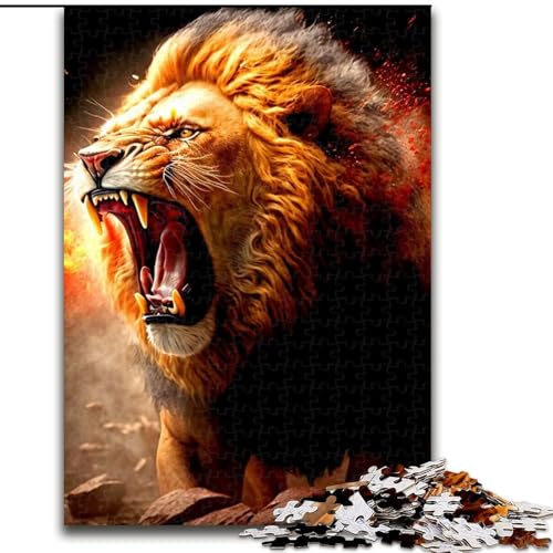 Puzzle 1000 Teile Löwe aus Holz, Hochschwieriges Denkspiel für Teenager 50x75cm zum Geburtstag, Feiertag, Weihnachten Puzzle 1000 Teile Löwe aus Holz, Hochschwieriges Denkspiel für Teenager 50x75cm zum Geburtstag, Feiertag, Weihnachten von LiJianXXR