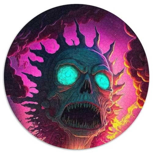 Puzzle 1000 Teile Monster World Papppuzzle für Erwachsene, anspruchsvolles Denkspiel für Teenager, Spaß für den Familienspieleabend, 67,5 x 67,5 cm von LiJianXXR