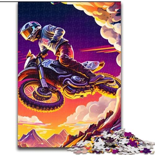 Puzzle 1000 Teile Motorcross Freestyle aus Holz, perfektes Weihnachts- und Neujahrsgeschenk, Feiertagsgeschenk 50x75cm für Geburtstag, Feiertag, Weihnachten, Halloween Puzzle 1000 Teile Motorcross Freestyle aus Holz, perfektes Weihnachts- und Neujahrsgeschenk, Feiertagsgeschenk 50x75cm für Geburtstag, Feiertag, Weihnachten, Halloween von LiJianXXR