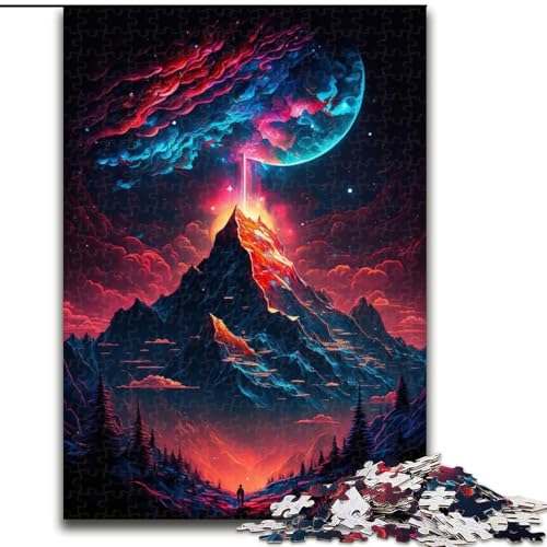 Puzzle 1000 Teile Mystischer Berggipfel aus Holz, EIN tolles Geschenk für Familienspaß, 50x75cm, Kunstwerk-Dekor, Intelligenzspielzeug für Indoor-Spiele mit der Familie Puzzle 1000 Teile Mystischer Berggipfel aus Holz, EIN tolles Geschenk für Familienspaß, 50x75cm, Kunstwerk-Dekor, Intelligenzspielzeug für Indoor-Spiele mit der Familie von LiJianXXR