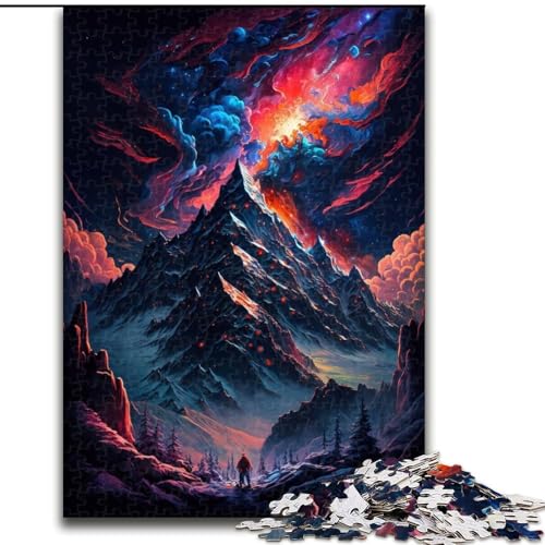 Puzzle 1000 Teile Mystischer Berggipfel aus Holz, perfektes Weihnachts- und Neujahrsgeschenk, Feiertagsgeschenk 50x75cm für Geburtstag, Feiertag, Weihnachten, Halloween Puzzle 1000 Teile Mystischer Berggipfel aus Holz, perfektes Weihnachts- und Neujahrsgeschenk, Feiertagsgeschenk 50x75cm für Geburtstag, Feiertag, Weihnachten, Halloween von LiJianXXR