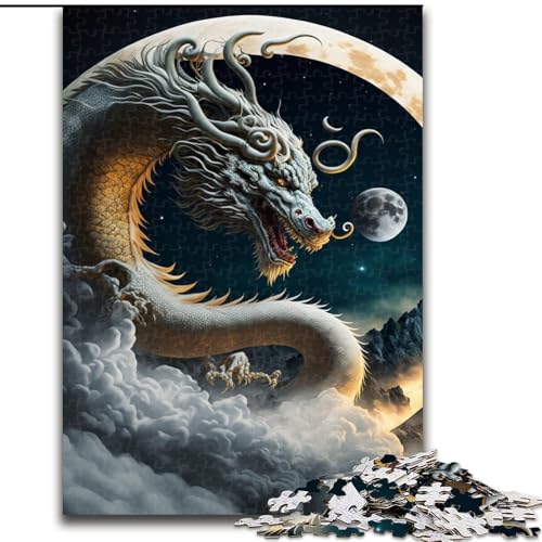 Puzzle 1000 Teile Tapferer Drache aus Holz, Hochschwieriges Denkspiel für Teenager 50x75cm zum Geburtstags-, Urlaubs-, Weihnachts- und Halloweengeschenk Puzzle 1000 Teile Tapferer Drache aus Holz, Hochschwieriges Denkspiel für Teenager 50x75cm zum Geburtstags-, Urlaubs-, Weihnachts- und Halloweengeschenk von LiJianXXR