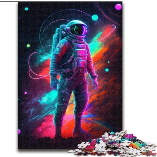 Puzzle 1000 Teile für Erwachsene, Astronaut der Galaxie, aus Holz, Kinder ab 14 Jahren, 50x75cm, DIY-Kunstdekor von LiJianXXR