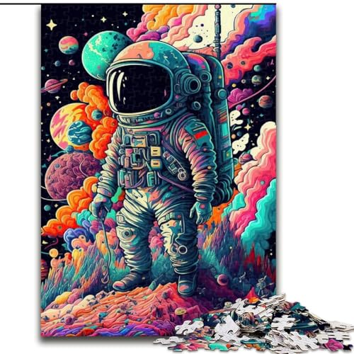 Puzzle 1000 Teile für Erwachsene, Astronaut im Weltraum, aus Holz, perfektes Weihnachts- und Neujahrsgeschenk, Feiertagsgeschenk, 50x75cm, für Heimdekoration, Gehirntraining und Feiertagsgeschenke Puzzle 1000 Teile für Erwachsene, Astronaut im Weltraum, aus Holz, perfektes Weihnachts- und Neujahrsgeschenk, Feiertagsgeschenk, 50x75cm, für Heimdekoration, Gehirntraining und Feiertagsgeschenke von LiJianXXR