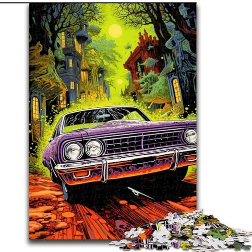 Puzzle 1000 Teile für Erwachsene, Coole Bunte Sportwagen aus Holz, ideal für Familienspaß, Entspannung, 50x75cm, Geburtstagsparty für Männer und Frauen Puzzle 1000 Teile für Erwachsene, Coole Bunte Sportwagen aus Holz, ideal für Familienspaß, Entspannung, 50x75cm, Geburtstagsparty für Männer und Frauen von LiJianXXR