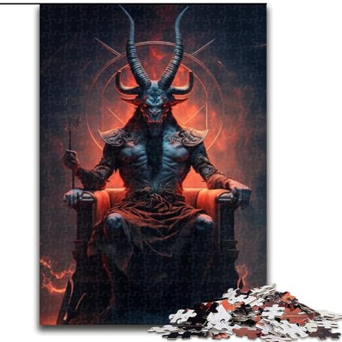 Puzzle 1000 Teile für Erwachsene, Dark Lord Puzzle aus Holz, interaktives Familienspiel, DIY-Heimdekoration, Brain Challenge-Geschenk, 1000 Stück(50x75cm) von LiJianXXR