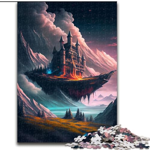 Puzzle 1000 Teile für Erwachsene, Elemental Fortress Puzzle aus Karton, farbenfrohe Heimdekoration und interaktives Familienspiel, 1000 Teile(26x38cm) von LiJianXXR