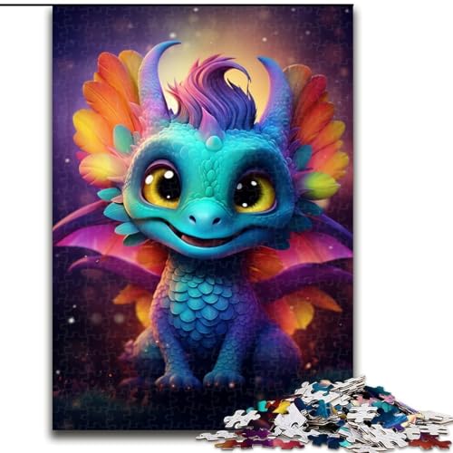 Puzzle 1000 Teile für Erwachsene, Fantasie-Eule aus Holz, perfektes DIY-Kunstdekor oder Geburtstagsgeschenk, 50x75cm, Kunstwerk-Dekor, Intelligenzspielzeug für Indoor-Spiele mit der Familie von LiJianXXR
