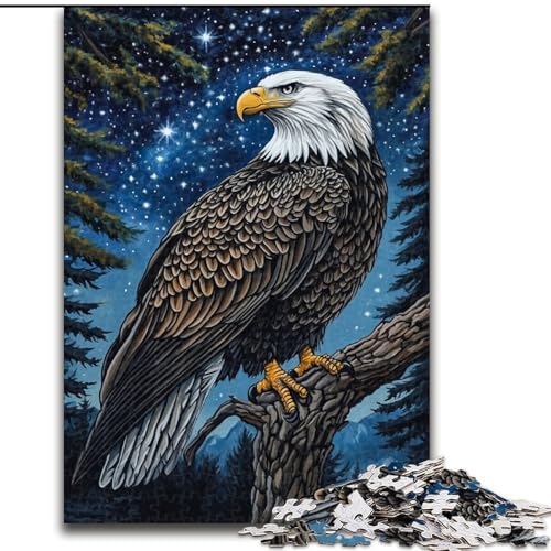 Puzzle 1000 Teile für Erwachsene, Fantasy-Adler, für Erwachsene ab 14 Jahren, Lernspiel, Herausforderung, Spielzeug, Geschenk zum Geburtstag (Größe 50x75cm) von LiJianXXR