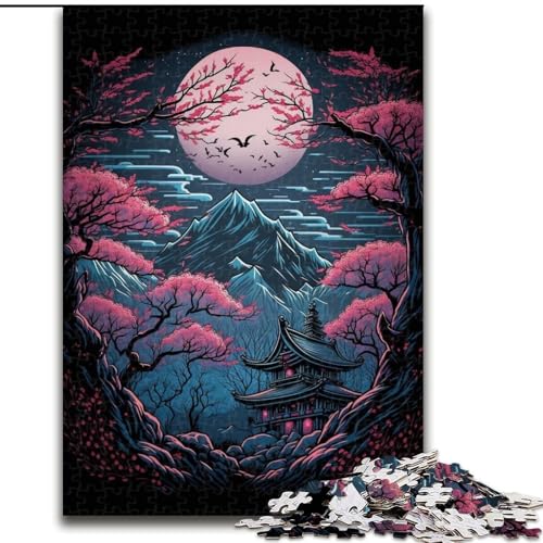 Puzzle 1000 Teile für Erwachsene, Japanisches Puzzle aus Karton, Eltern, Partner, Freunde – ab 14 Jahren, 1000 Teile(26x38cm) von LiJianXXR