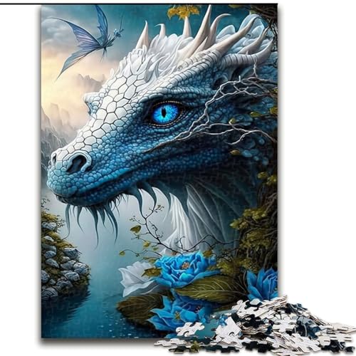 Puzzle 1000 Teile für Erwachsene, Mandala, Eisdrache, Dschungel, aus Holz, ideal für Familienspaß, Entspannung, 50x75cm, Geburtstagsparty für Männer und Frauen Puzzle 1000 Teile für Erwachsene, Mandala, Eisdrache, Dschungel, aus Holz, ideal für Familienspaß, Entspannung, 50x75cm, Geburtstagsparty für Männer und Frauen von LiJianXXR