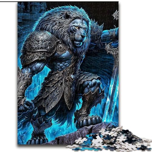 Puzzle 1000 Teile für Erwachsene, Mechanisches Tiger-Puzzle aus Karton, Eltern, Partner, Freunde – ab 14 Jahren, 1000 Teile(26x38cm) von LiJianXXR