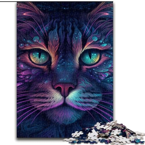 Puzzle 1000 Teile für Erwachsene, Mystery aus Holz, Kinder ab 14 Jahren, 50x75cm, DIY-Kunstdekor von LiJianXXR