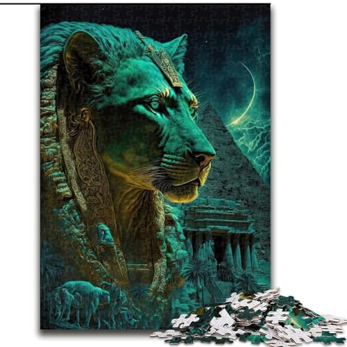Puzzle 1000 Teile für Erwachsene, Mythisches Tier-Puzzle aus Karton, Denkspiel, interaktives Familienspiel, geeignet für Kinder ab 14 Jahren, 1000 Teile(26x38cm) von LiJianXXR