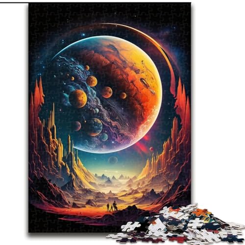 Puzzle 1000 Teile für Erwachsene, Planet Gas, riesiges Puzzle aus Karton, für Teenager und Jugendliche, ideales Geburtstags, 1000 Teile(26x38cm) von LiJianXXR