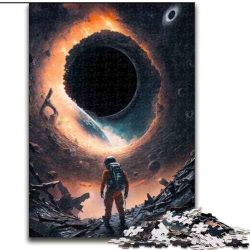 Puzzle 1000 Teile für Erwachsene, Schwarzes Loch, aus Holz, Kinder ab 14 Jahren, 50x75cm, DIY-Kunstdekor von LiJianXXR
