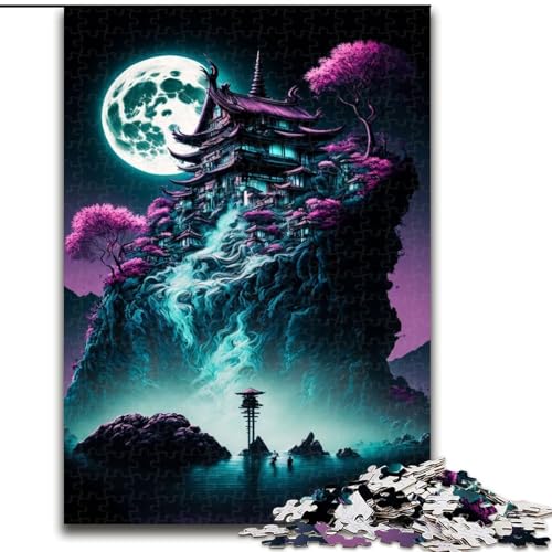 Puzzle 1000 Teile für Erwachsene, japanische Landschaft, aus Karton, für Teenager und Jugendliche, ideales Geburtstags, 1000 Teile(26x38cm) von LiJianXXR